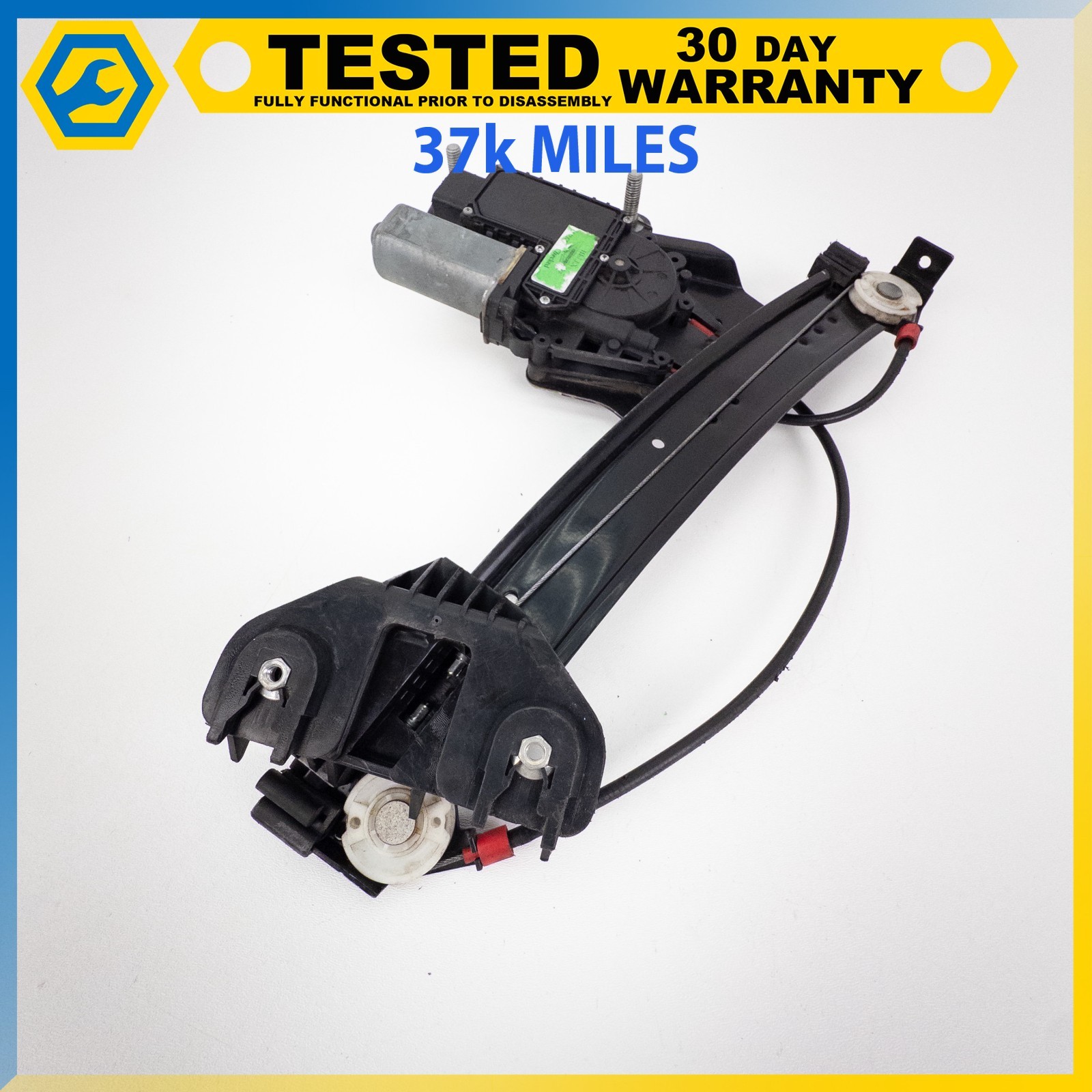 05-16 ASTON MARTIN DB9 DBS VOLANTE REAR RIGHT QUARTER WINDOW REGULATOR MOTOR OEM