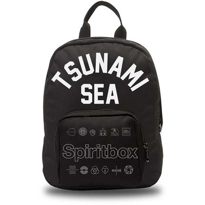 Spiritbox Mini Rucksack: Tsunami Sea (schwarz) OFFIZIELL NEU