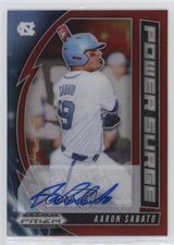 2020 Panini Prizm Draft Picks Power Surge Red /50 Aaron Sabato #PDP171 Auto 12ui
