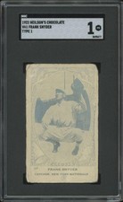 1922 NEILSON'S CHOCOLATE FRANK SNYDER 94 POOR V61 TYPE 1 SGC 1 NEW YORK GIANTS