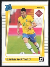 2021-22 Donruss #182 Gabriel Martinelli RC Rookie Card. rookie card picture