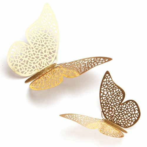 12pcs DIY 3D Butterfly Wall Stickers Art Decal PVC Butterflies Home Room Decor - Picture 5 of 21