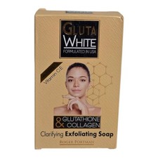 2 Packs Gluta White Glutathione  Collagen Clarifying  Exfoliating Soap 190g