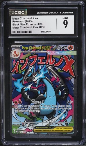 CGC 9 Mega Charizard X ex Ultra Premium Collection Promo 2025 Pokemon #023