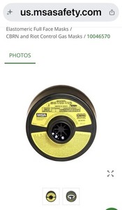 2 MSA 10046570 Canister New In Box