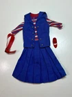 1965 Vintage Barbie Aboard Ship #1631 Red White & Blue Dress Outfit Belt Jacket