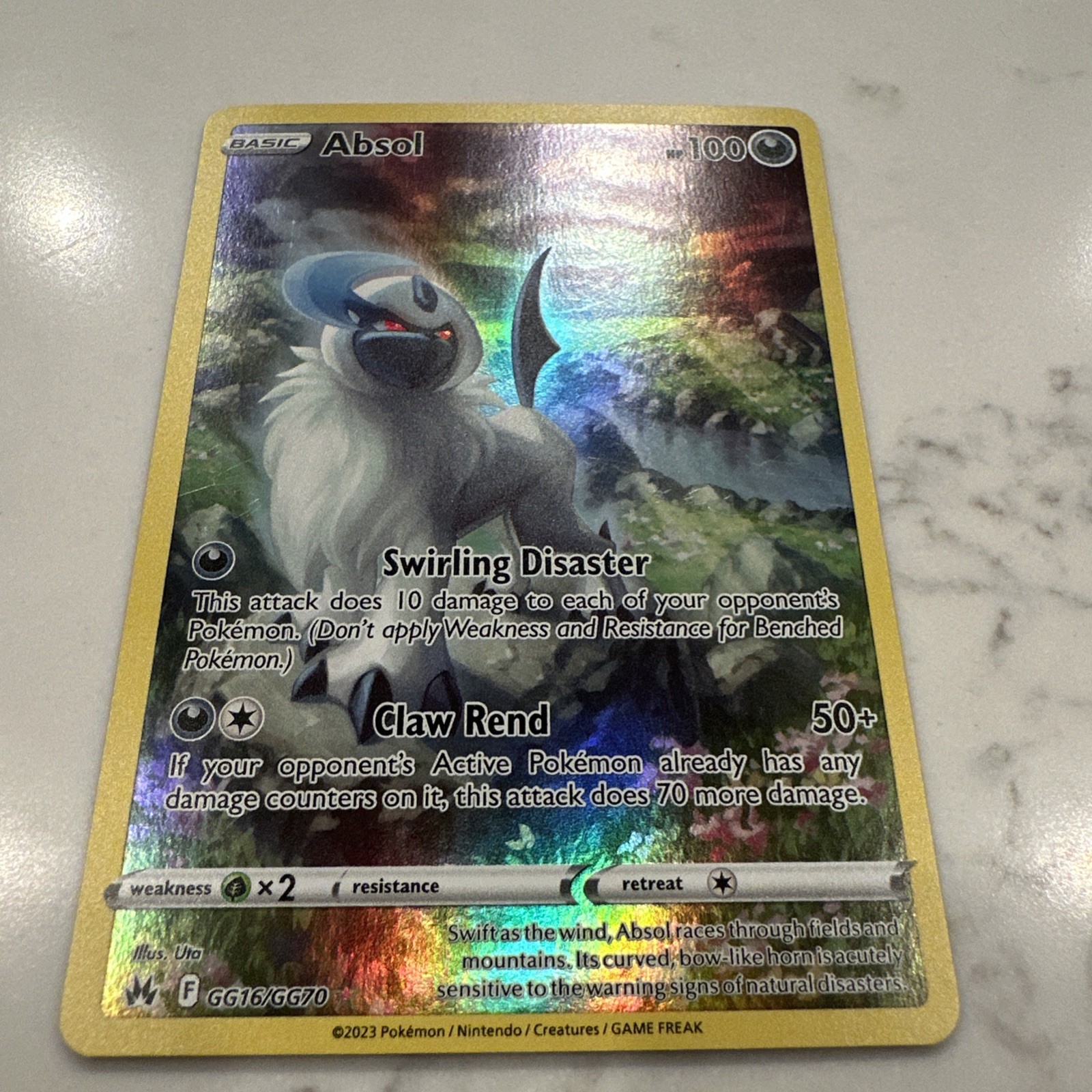 Absol GG16/GG70 Crown Zenith: Galarian Gallery Holo
