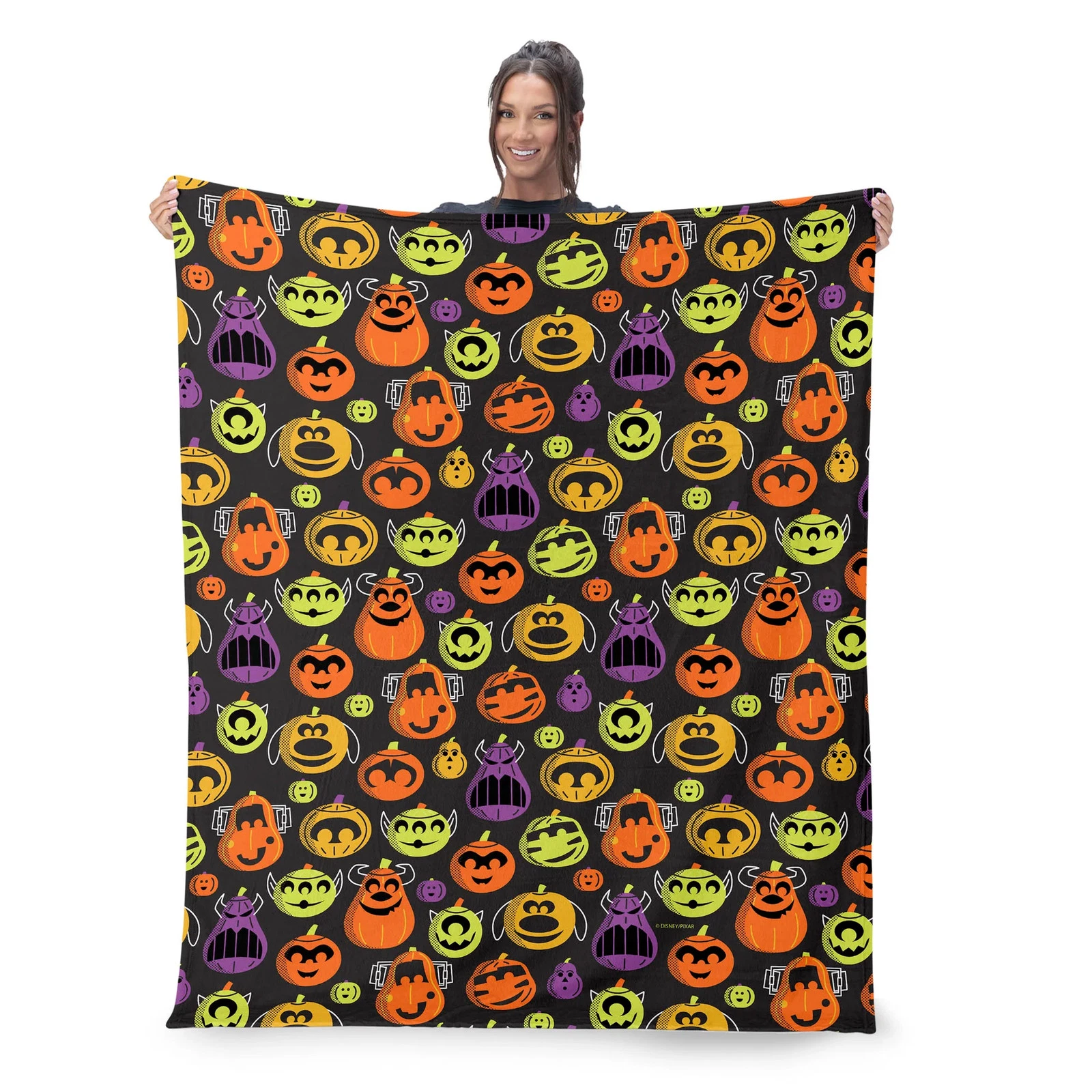 Disney Pixar Jack-o'-lanterns Disneyland Fleece Blanket