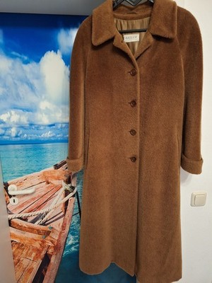 Lama Llama  Mantel PIACENZA BASLER von P.Hahn NATUR PELZ Fell fur 42 44 UVP 650 
