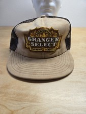 Vintage Granger Select Chewing Tobacco Snapback Soft-Felt Trucker Hat USA Made