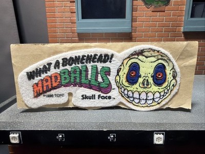 1986 Madballs Iron On Patch Gross-out (NEW)