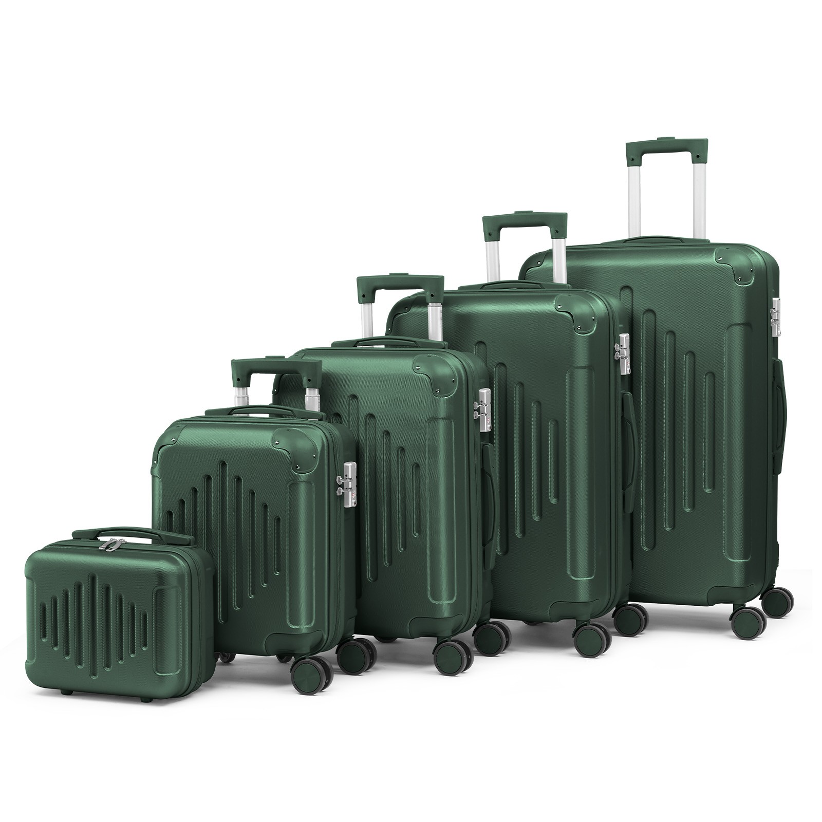 With Wheels & Tsa Lock Dark Green