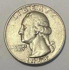USA 🇺🇸 Liberty 1963 quarter Silver Lot 1670