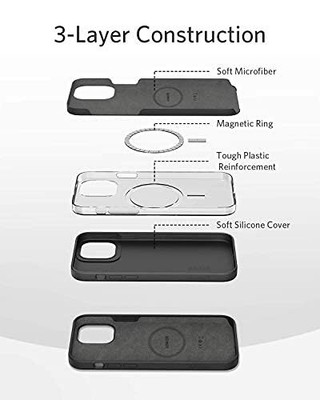 ANKER A2960 MAGNETIC SILICONE CASE COMPATIBLE WITH MAGSAFE FOR IPHONE 12 MINI