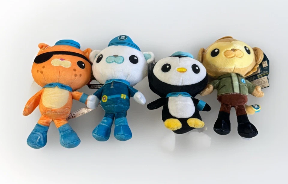 NEW Set of 4 Octonauts Above & Beyond 8 Inch Plush Stuffed Animal Figures NWT - Image 2 of 4