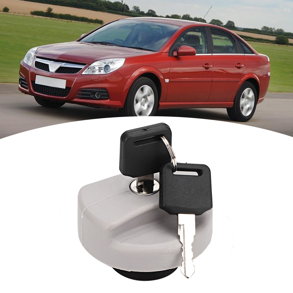 Fuel Tank Petrol Cap Grey Cover Locking +Keys 1702834 93224461 For TPG