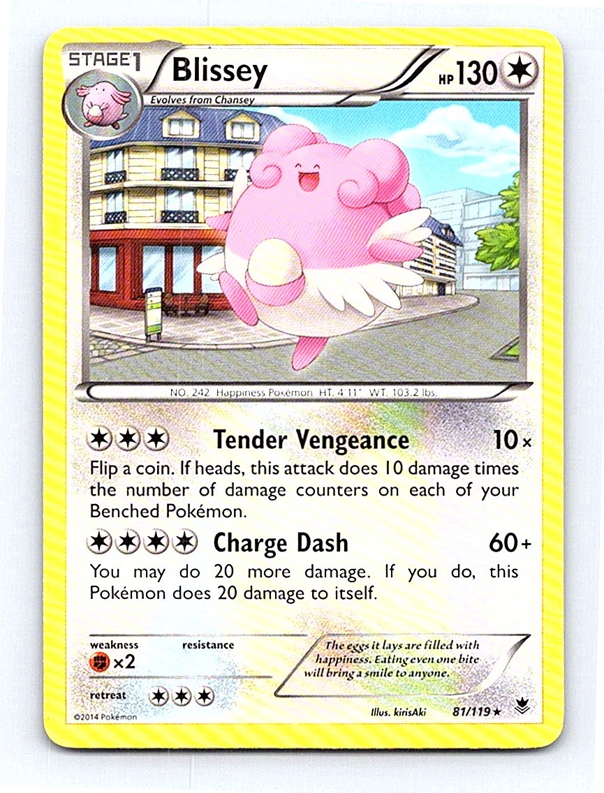 Blissey 81/119 XY - Phantom Forces Rare LP