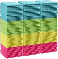 150PK Microfiber Cleaning Cloth, Cleaning Rag for Home, 11.5x11.5