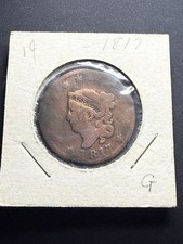 1817 Matron Head Large Cent United States of America 1C Coin