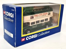 Corgi Routemaster AEC City Open Top Tour Bus + Banners Diecast Model Bus