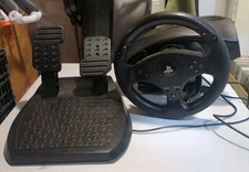 Thrustmaster T80 Racing Wheel and Pedals for PlayStation PS3 PS4 Wired Black