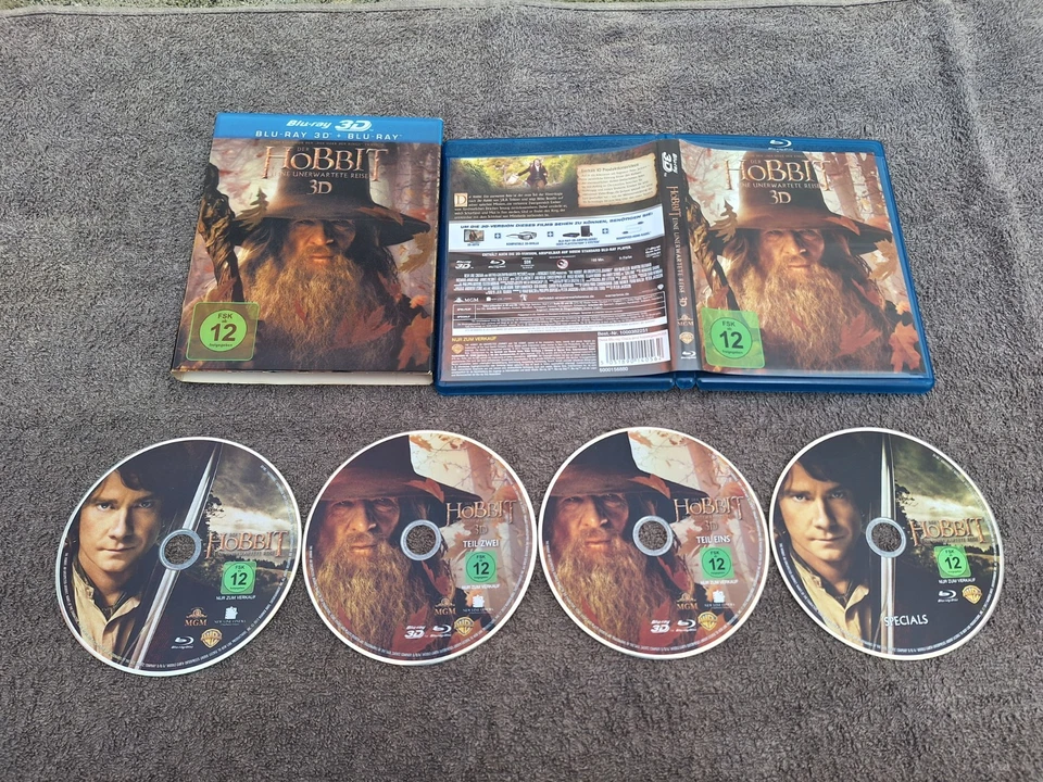 Der Hobbit - Eine unerwartete Reise 3D (+ Blu-ray) Mit 3D Cover - Bild 1 von 1