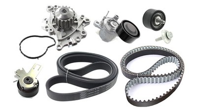 Wasserpumpe + Zahn-/Keilrippenriemensatz MASTERKIT SKF VKMC 13001 für OPEL COMBO