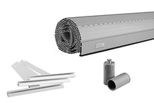 Schellenberg 39012 Mini tenda a rullo in PVC, 110 x 130 cm, grigio - NUOVO