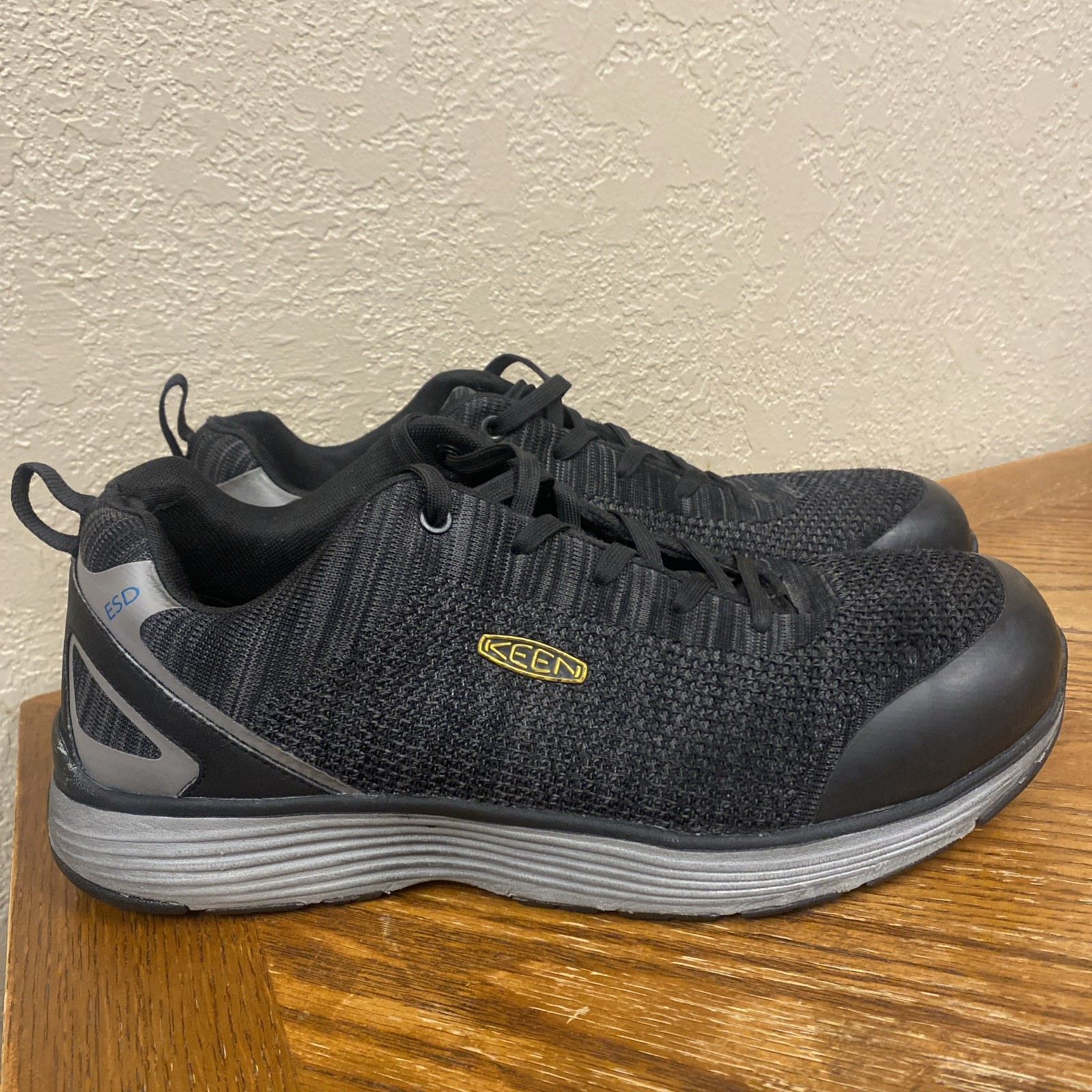 Keen Utility Shoes Scarpe da Lavoro Uomo 12D Composite Punta Rigida Comfort Nero ESD