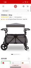 Jeep Wrangler Stroller Wagon with Included Car Seat Adapter by Delta Children