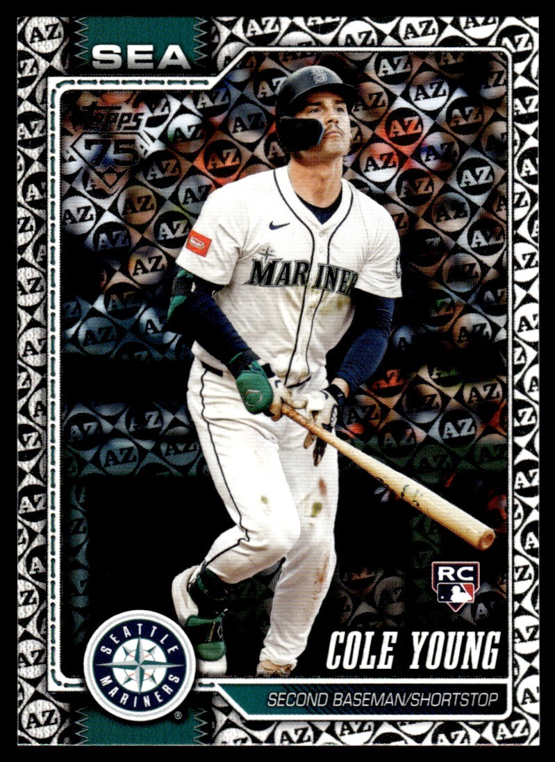 2026 Topps Series 1 Spring Training COLE YOUNG #129 Seattle Mariners RC Parallel