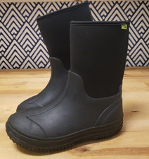 Western Chief Kids Black Neoprene Snow/Rain Boots Freestyle Size 3 8-12 YR