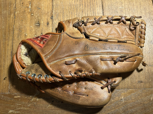 Vintage Jungen Leder Baseball Handschuh SSK Japan Don Sutton passt auf linke Hand - Bild 2 von 11