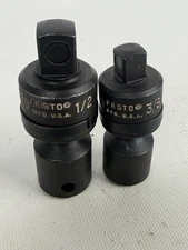 VTG NOS PROTO Set 2 Impact 1/2 & 3/8 Universal Swivel Socket Adapters 7270 7470