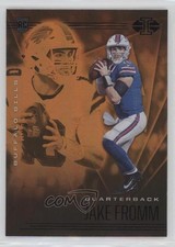 2020 Panini Illusions Trophy Collection Orange Jake Fromm #10 2xd