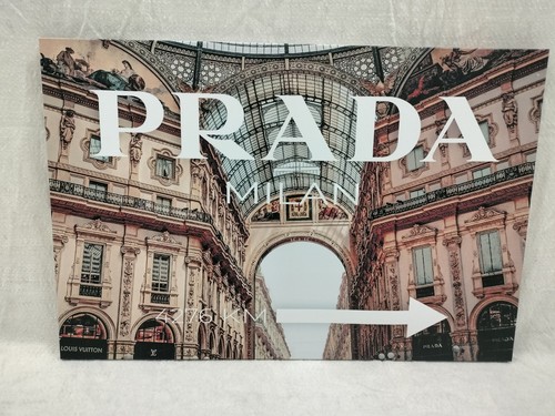 Oliver Gal Milan Prada Roadside 36x24 Canvas Art Painting Decor Louis Vuitton - Picture 8 of 12