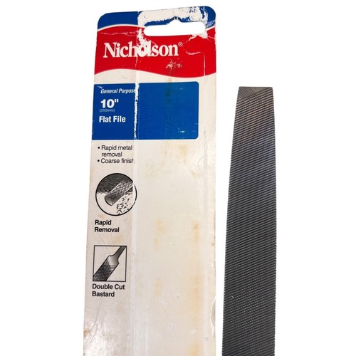 Nicholson BLACK DIAMOND 21868 10 in Flat Bastard Cut File NEW OLD STOCK USA NOS - Picture 5 of 6