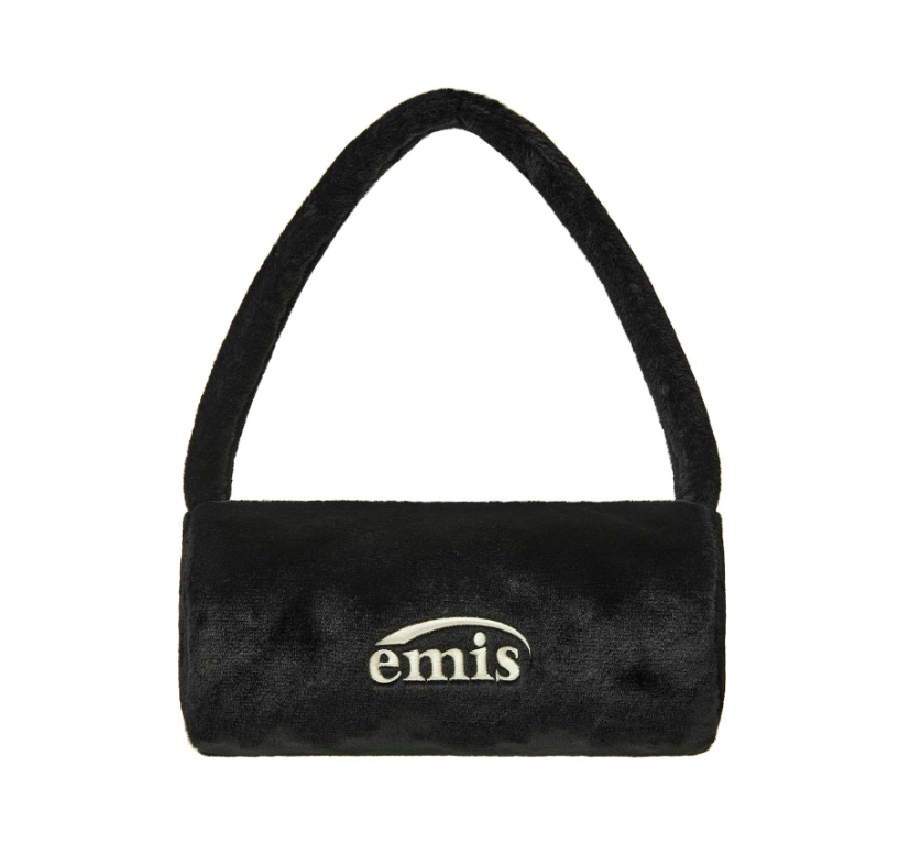 人気 ★EMIS★ NEW LOGO FUR BAG EMIS FUR CYLINDER BAG - BLACK, (100% AUTHENTIC) | eBay