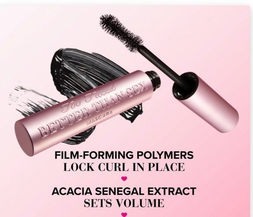 Too Faced * better than sex * Mascara duo limited edition full size new in box - Picture 7 of 10