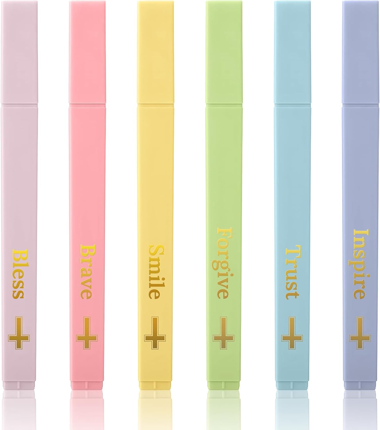 6Pcs Bible Highlighters, No Bleed Bible Highlighters Assorted Colors, Candy Colo-image
