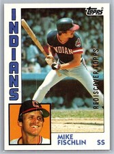 2017 topps rediscover baseball 1984 topps mike fischlin gold buyback #689