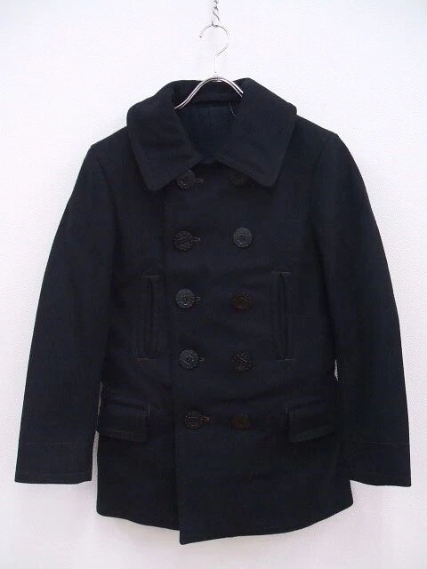 uniform experiment P coat pea coat Navy 2-0206A♪