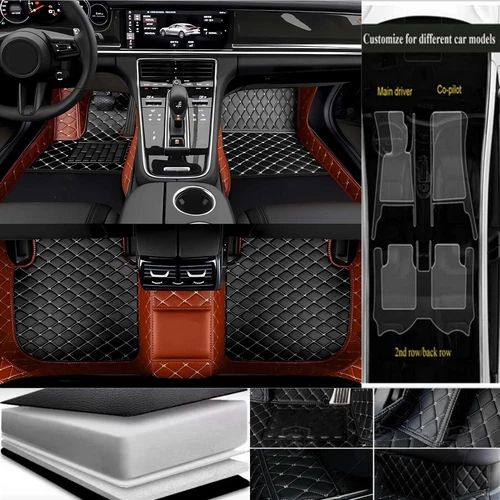 For GMC All Models Waterproof Car Floor Mats Handmade Carpets Auto Personalized - Bild 3 von 37