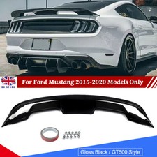 Gloss Black For 2015-2023 Ford Mustang GT500 Style Rear Boot Trunk Spoiler Wing
