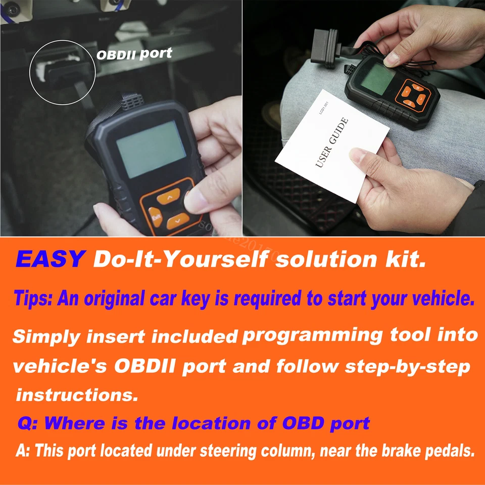 2 Для 2007 2008 2009 2010 2011 Dodge Nitro дистанционный брелок KOBDT04A + набор инструментов - Изображение 4 из 4