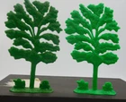 Marx Hard Plastic Full Tree Set of Two