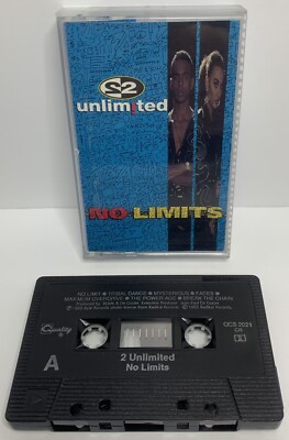 2 Unlimited No Limits (Cassette Tape, 1993, Rap, Hip Hop, Dance) Canadian