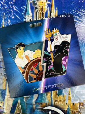 Disney MOG WDI Glendale Pin Heroes Vs Villains Little Mermaid