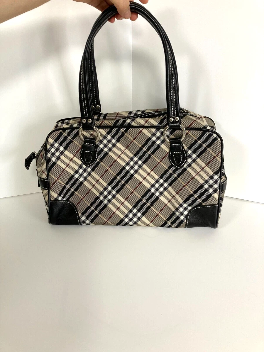 Burberry Nova Check Boston Bag - Neutrals Handle Bags, Handbags