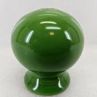 7 hole ROUND BALL BULB SALT / PEPPER SHAKER shamrock green FIESTA new